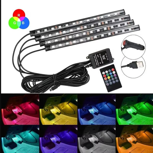 RGB Car LED Ambient Light Bar